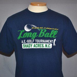 Vintage American Eagle Shirt Size Large Golf Graphic Print Single Stitch Tee